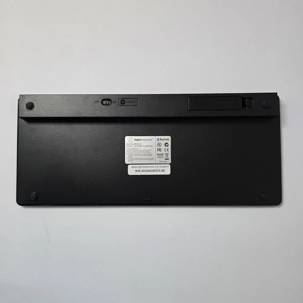 Logickeyboard BKB3001 Bluetooth Large Print Mini Keyboard Wireless Tested Boxed